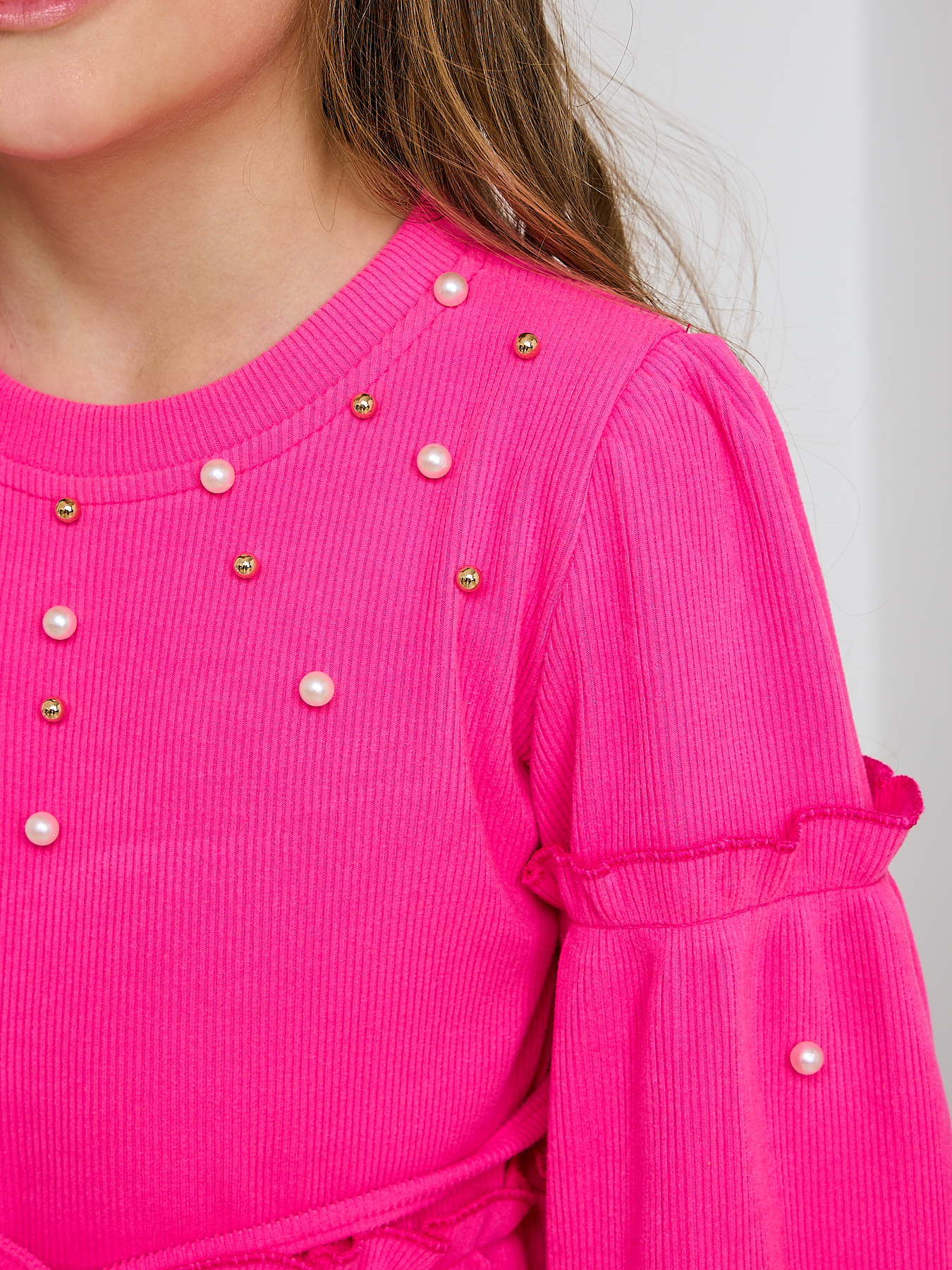 Платье Mil Art kids 1902201534DRESS-BUSINA-PINK - фото 8