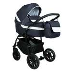 Коляска 2в1 alis Alvaro 07 темно-синий-белый