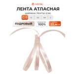 Лента Айрис атласная упаковочная флористическая 6 мм 22.86 м 034 пудровый