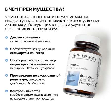 Комплекс для похудения Dr. Zubareva капсулы