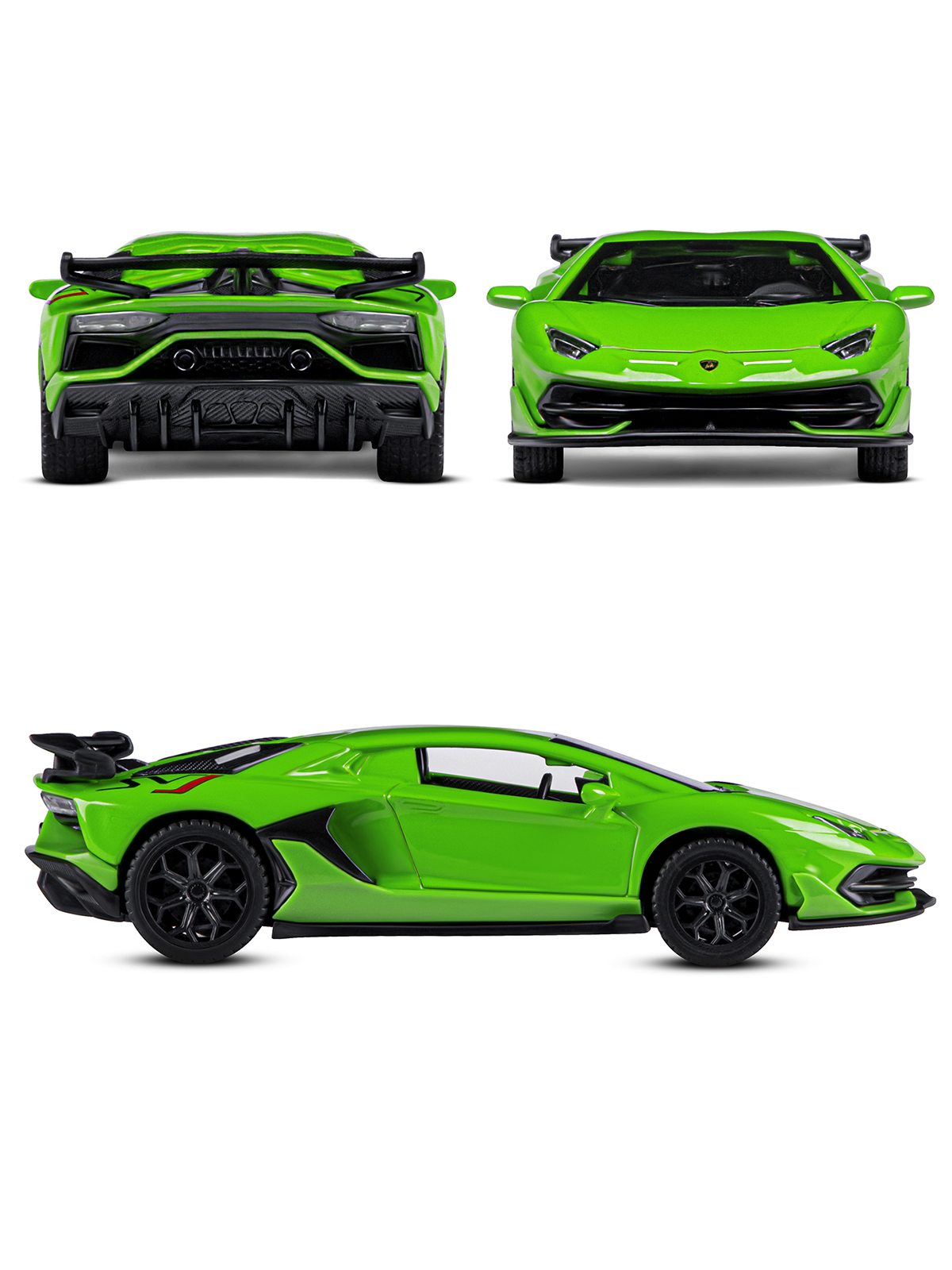Автомобиль АВТОпанорама Lamborghini Aventador SVJ 1:43 JB1251218 - фото 5