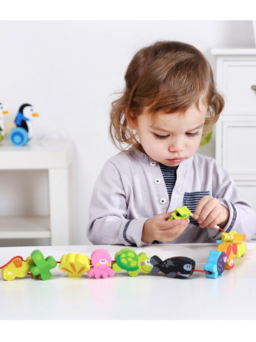 Игрушка Tooky Toy шнуровка - фото 4