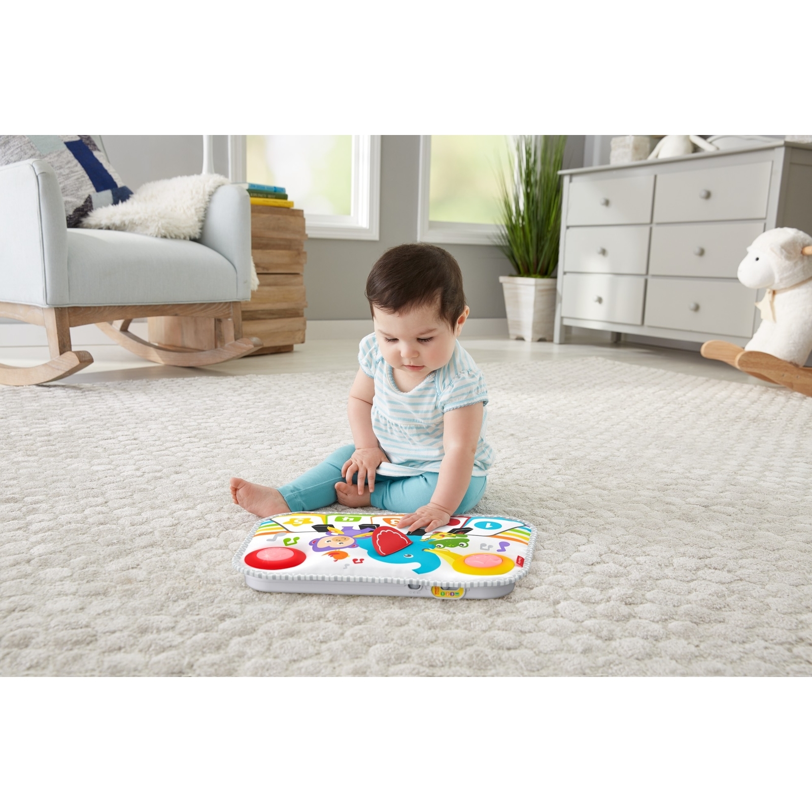 Коврик Fisher Price Нажимай и играй - фото 3
