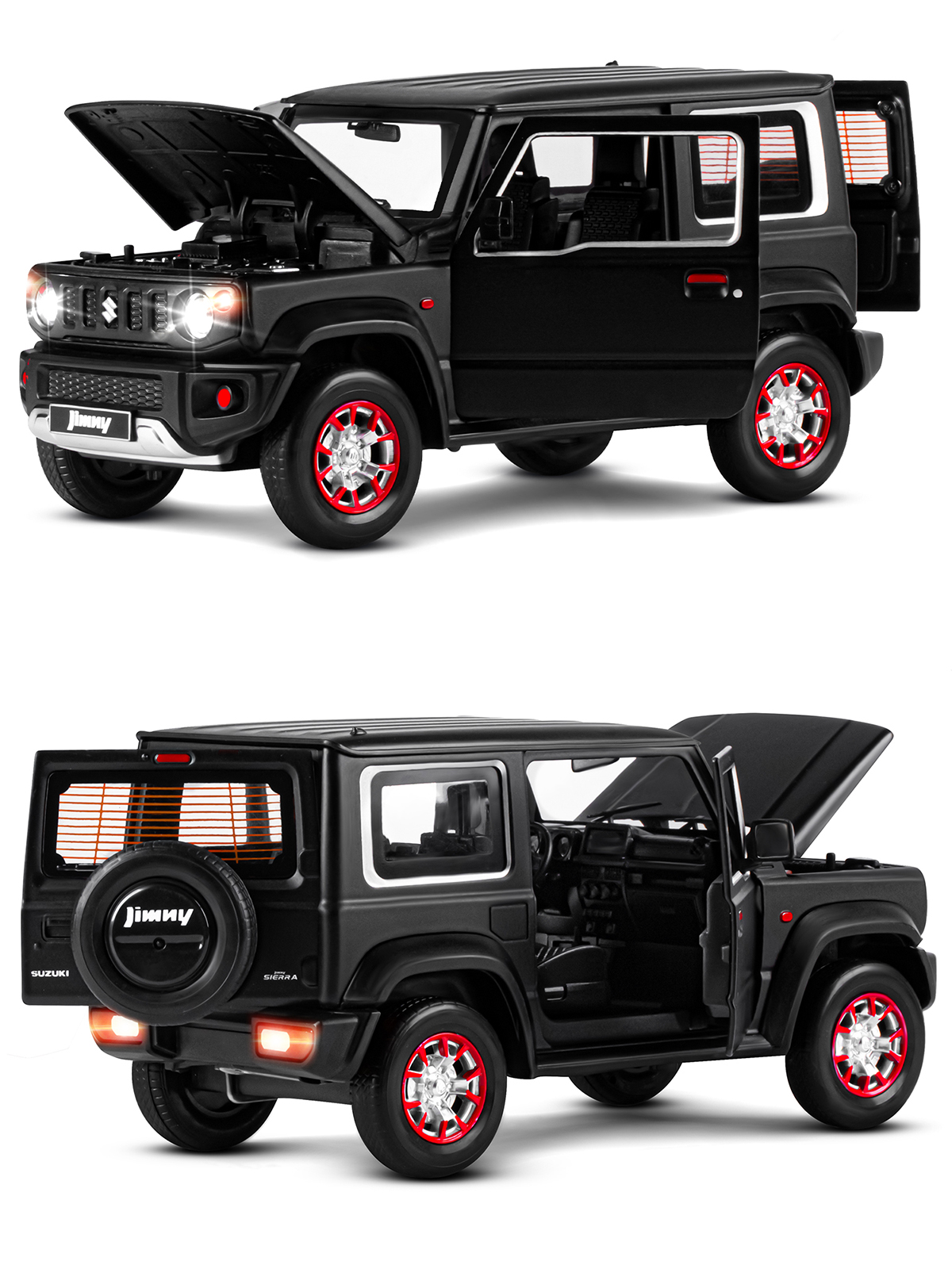 Внедорожник АВТОпанорама Suzuki Jimny 1:18 JB1251509 - фото 9