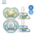 Пустышка Philips Avent силикон анатомическая от 0 мес. 2 шт.