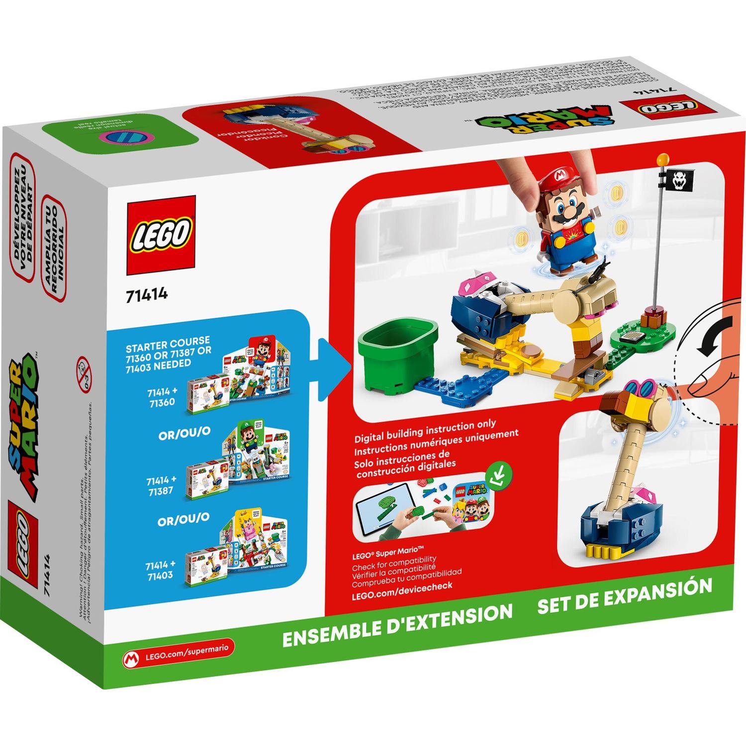 Конструктор LEGO Super Mario Conkdors Noggin Bopper 130 дет. - фото 6
