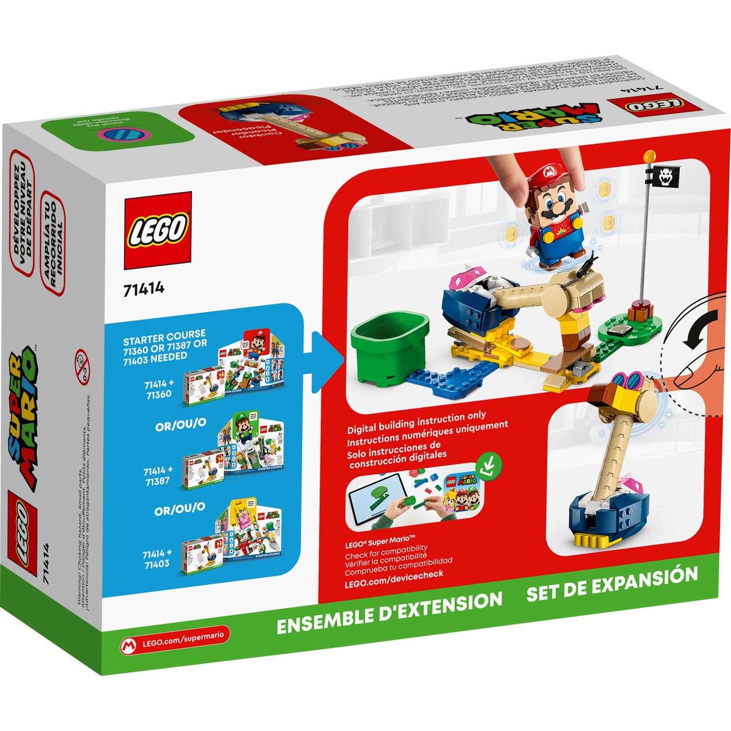 Конструктор LEGO Super Mario Conkdors Noggin Bopper 130 дет. - фото 6