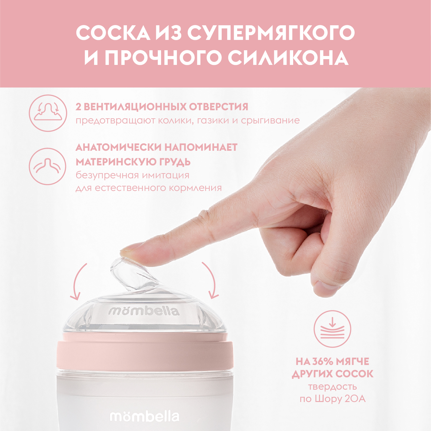 Набор для кормления Mombella Anti-Colic 120 мл 4 шт. - фото 4