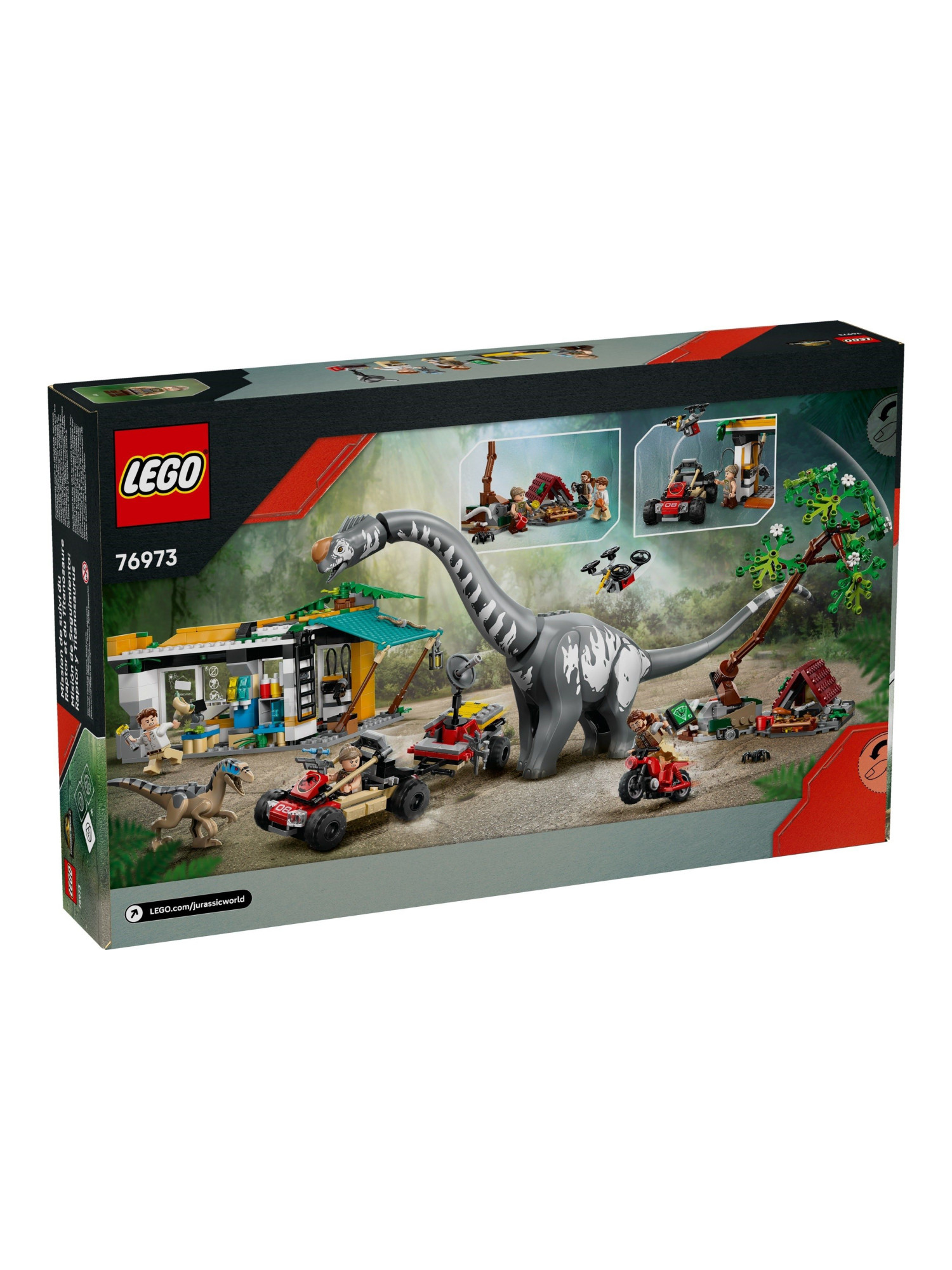 Конструктор LEGO Jurassic World Раптор и Титанозавр 582 дет. - фото 3