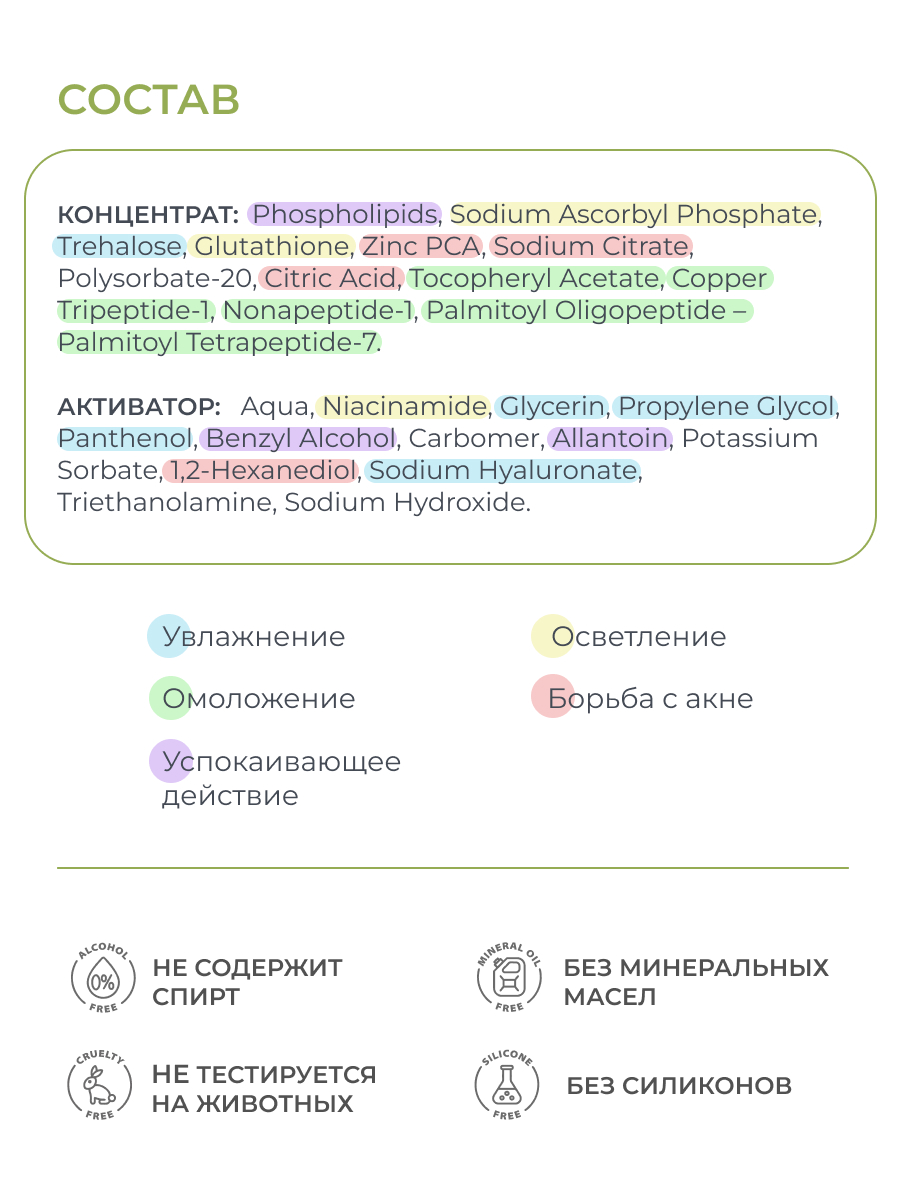 Сыворотка АКАВИЯ Для лица с глутатионом 12 шт. - фото 10