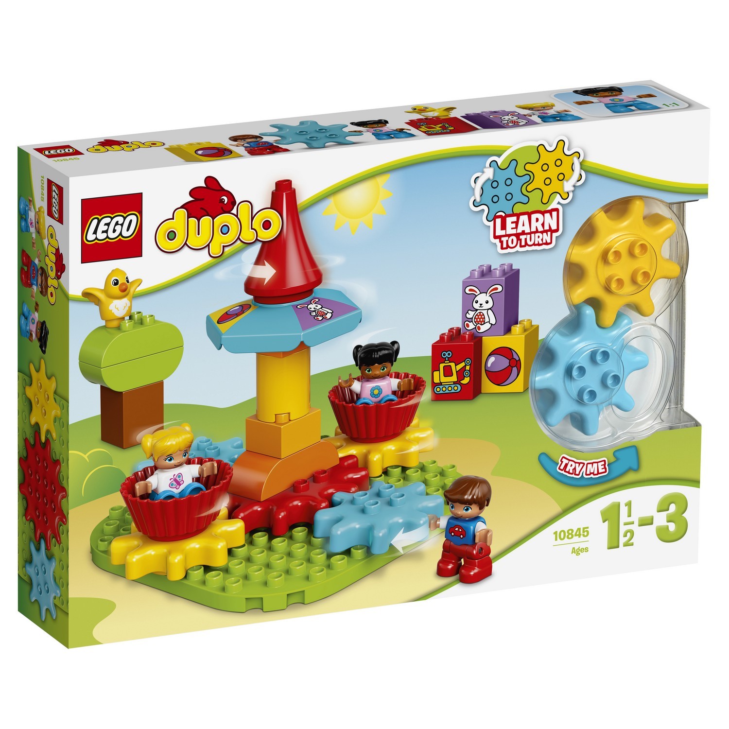 Конструктор LEGO DUPLO Моя первая карусель блочный - фото 2
