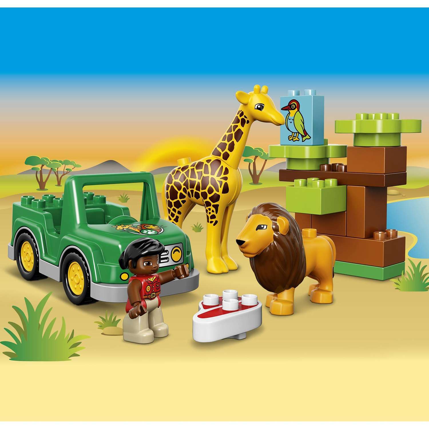 Конструктор LEGO DUPLO Вокруг света: Африка блочный - фото 4