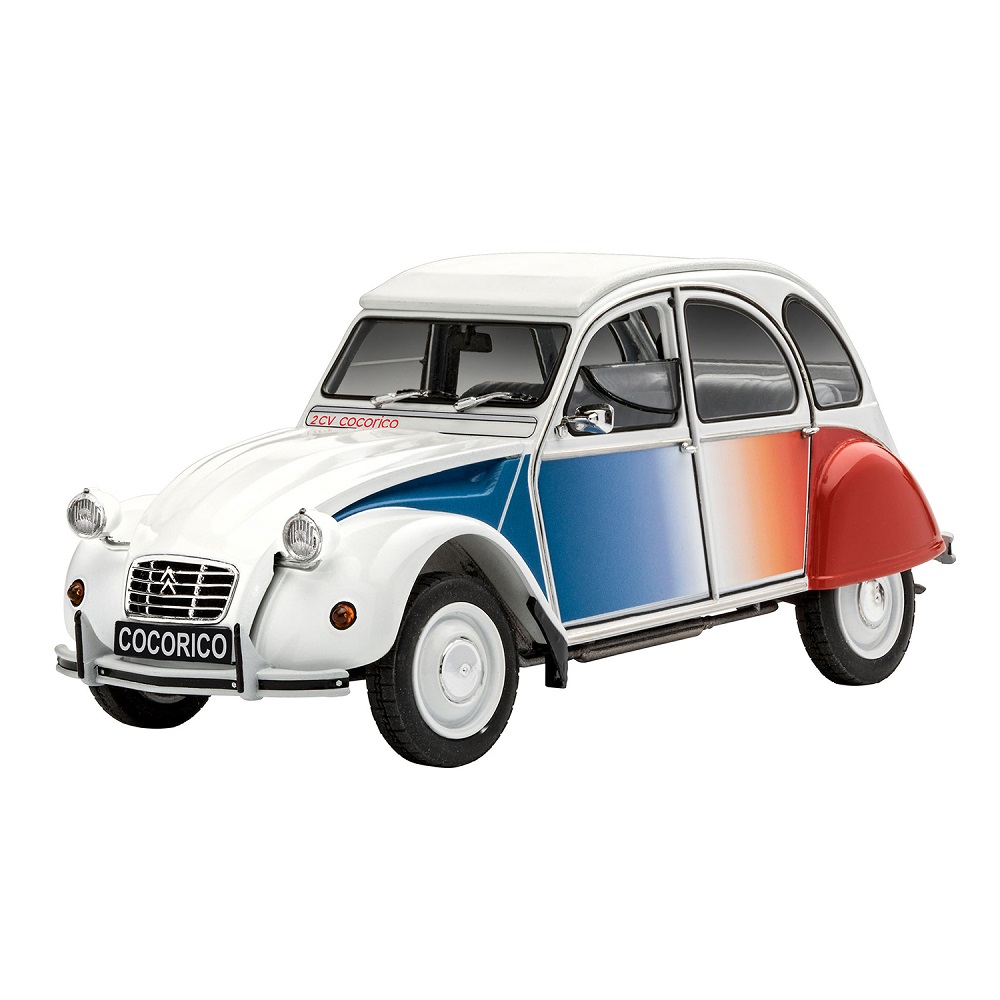 Сборная модель Revell Микролитражный автомобиль Citroen 2 CV Cocorico 07653 - фото 1