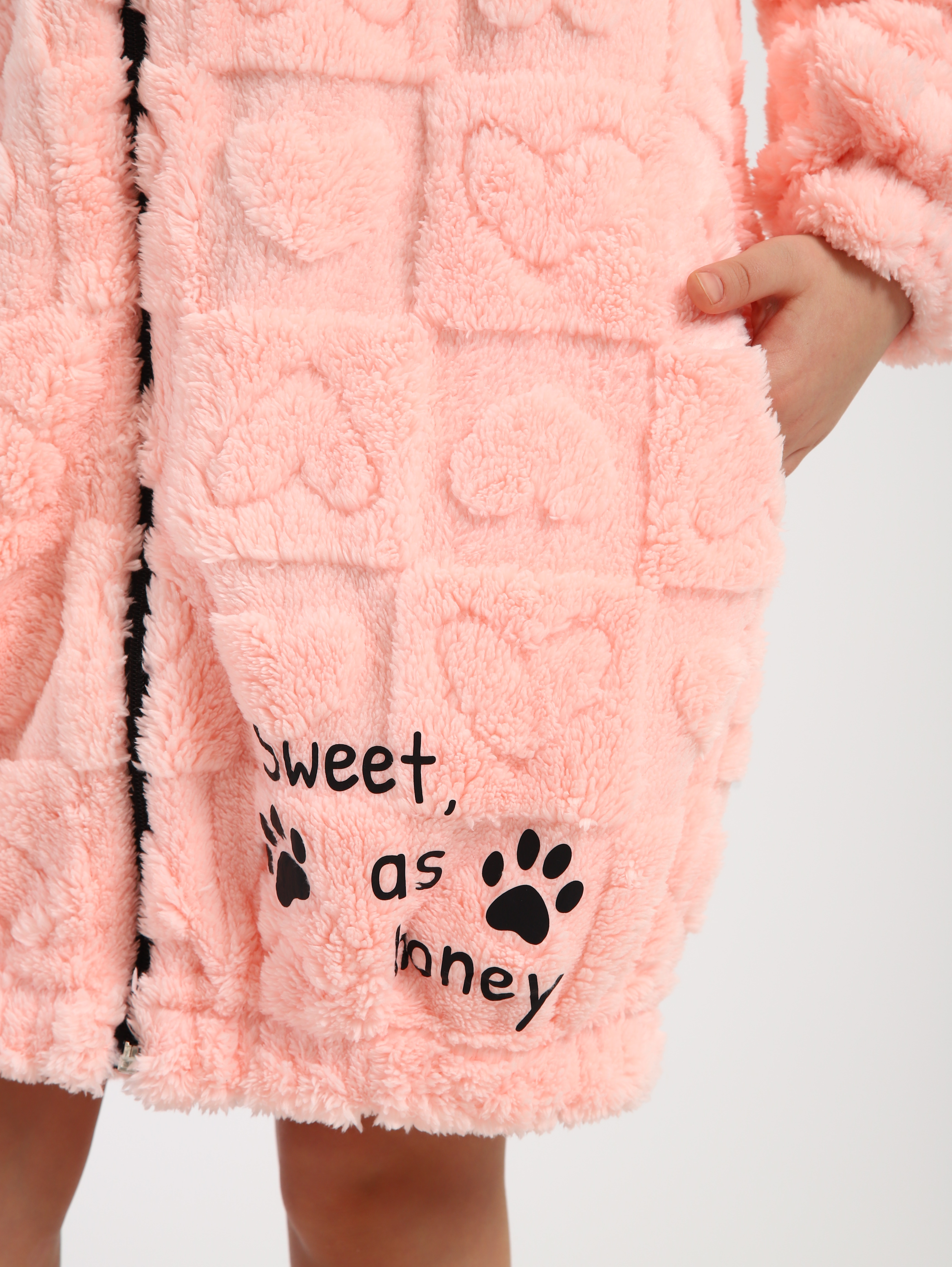 Халат ЛАДОШКИ Халат Мурлыка персик - фото 19