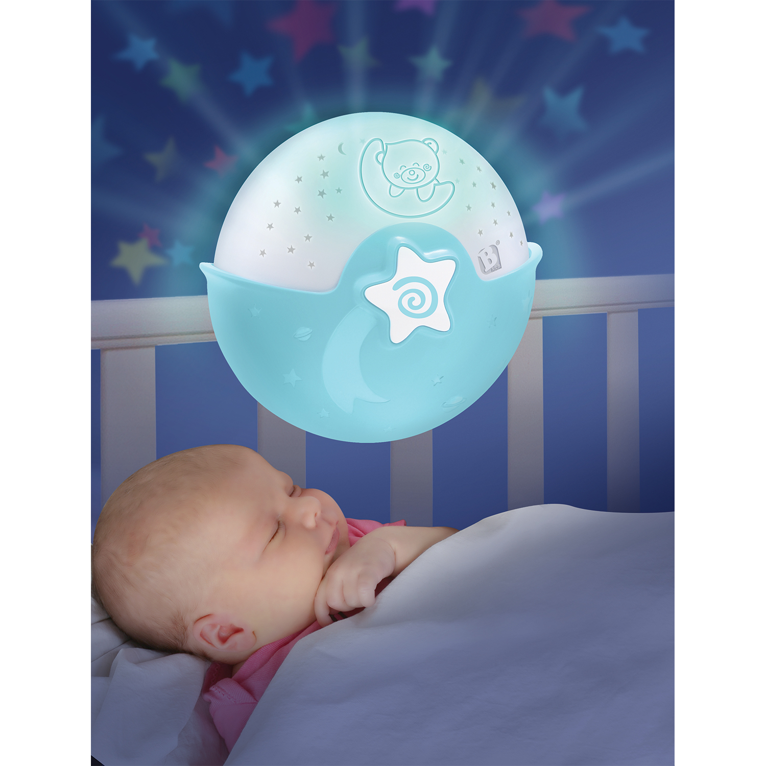 Игрушка ночник, проектор INFANTINO Ночник-проектор голубой - фото 3