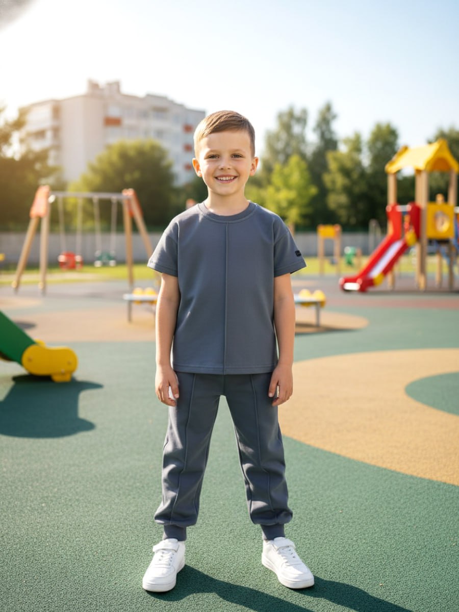 Спортивный костюм VEDDI 2080/6041фп-2024-графит - фото 10