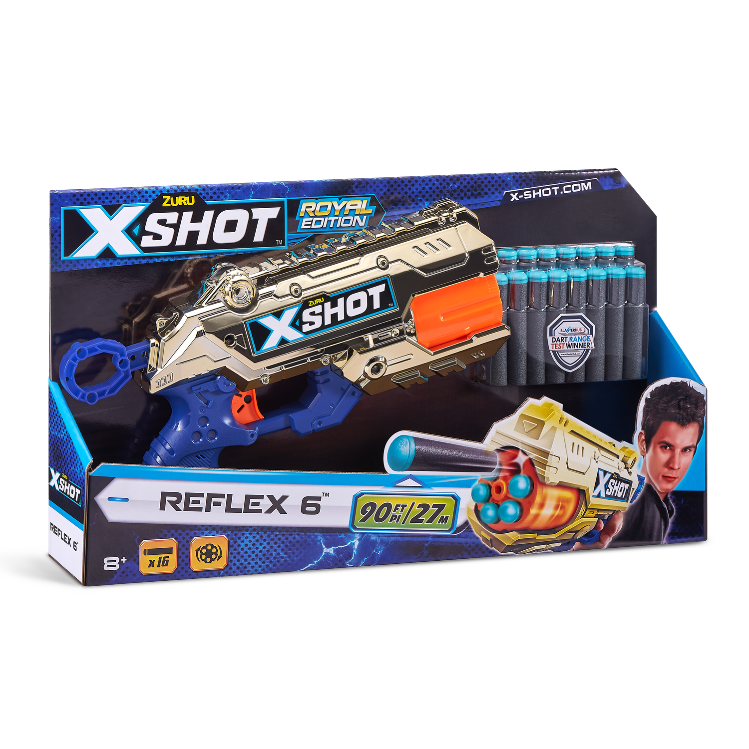 Бластер Zuru XSHOT  Reflex Golden - фото 9