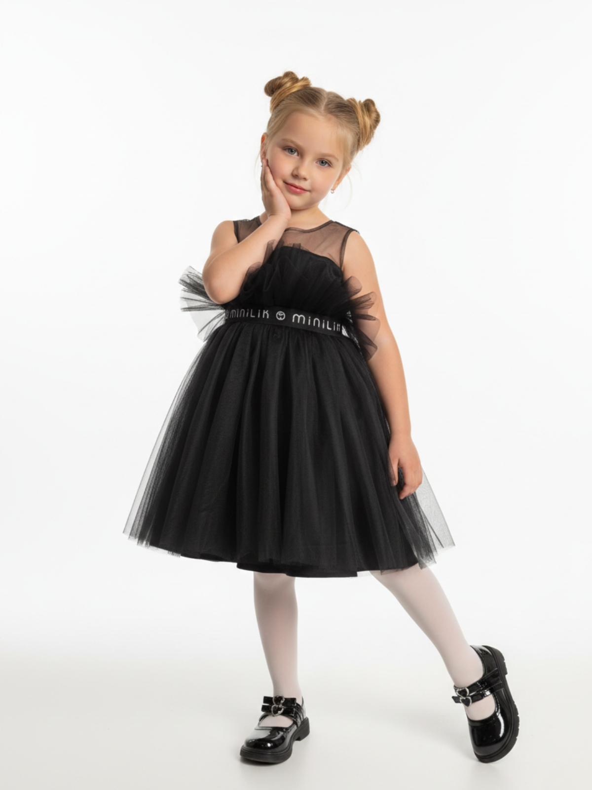 Платье Minilik ПлатьеСеткаЧерное - фото 1