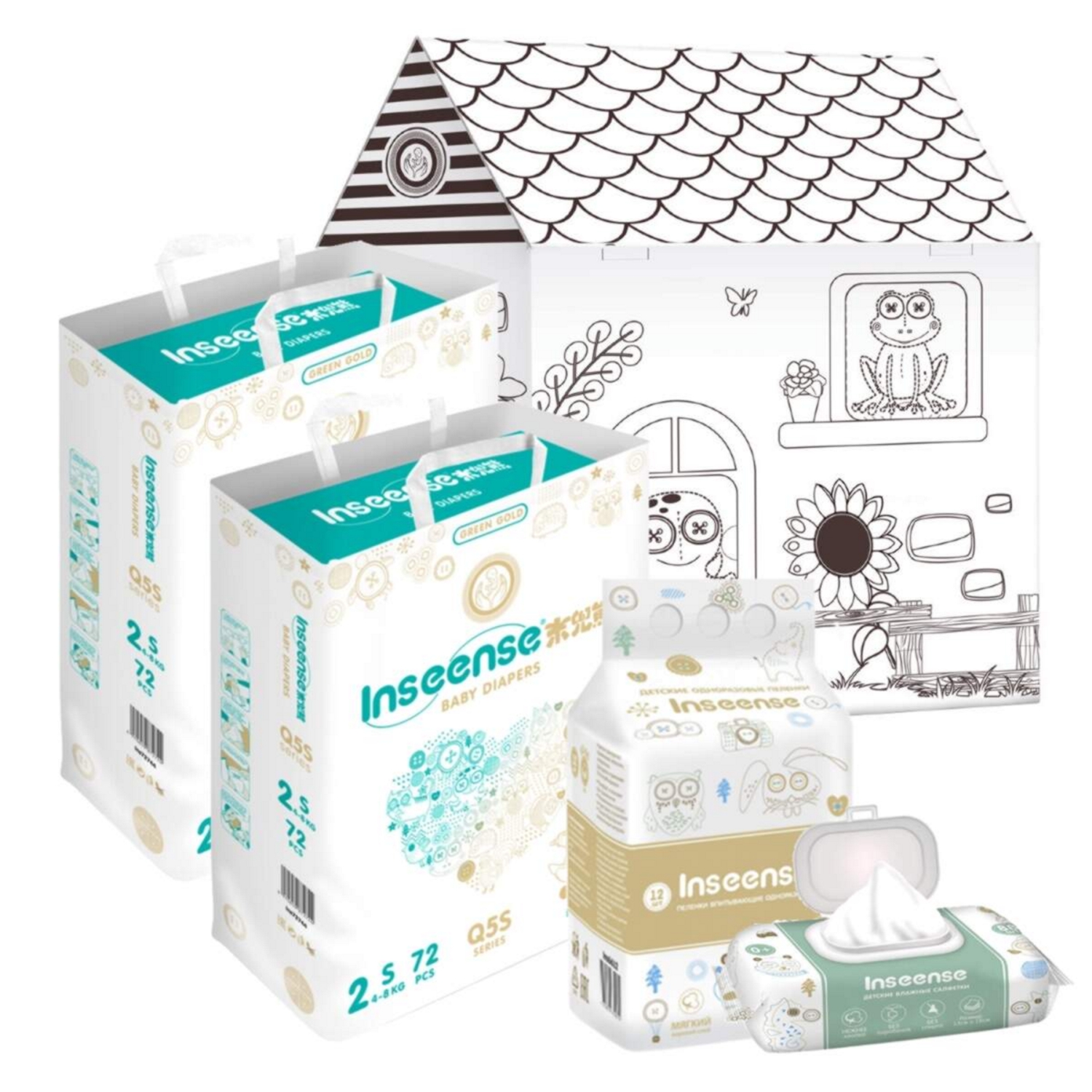Подгузники INSEENSE S - фото 1