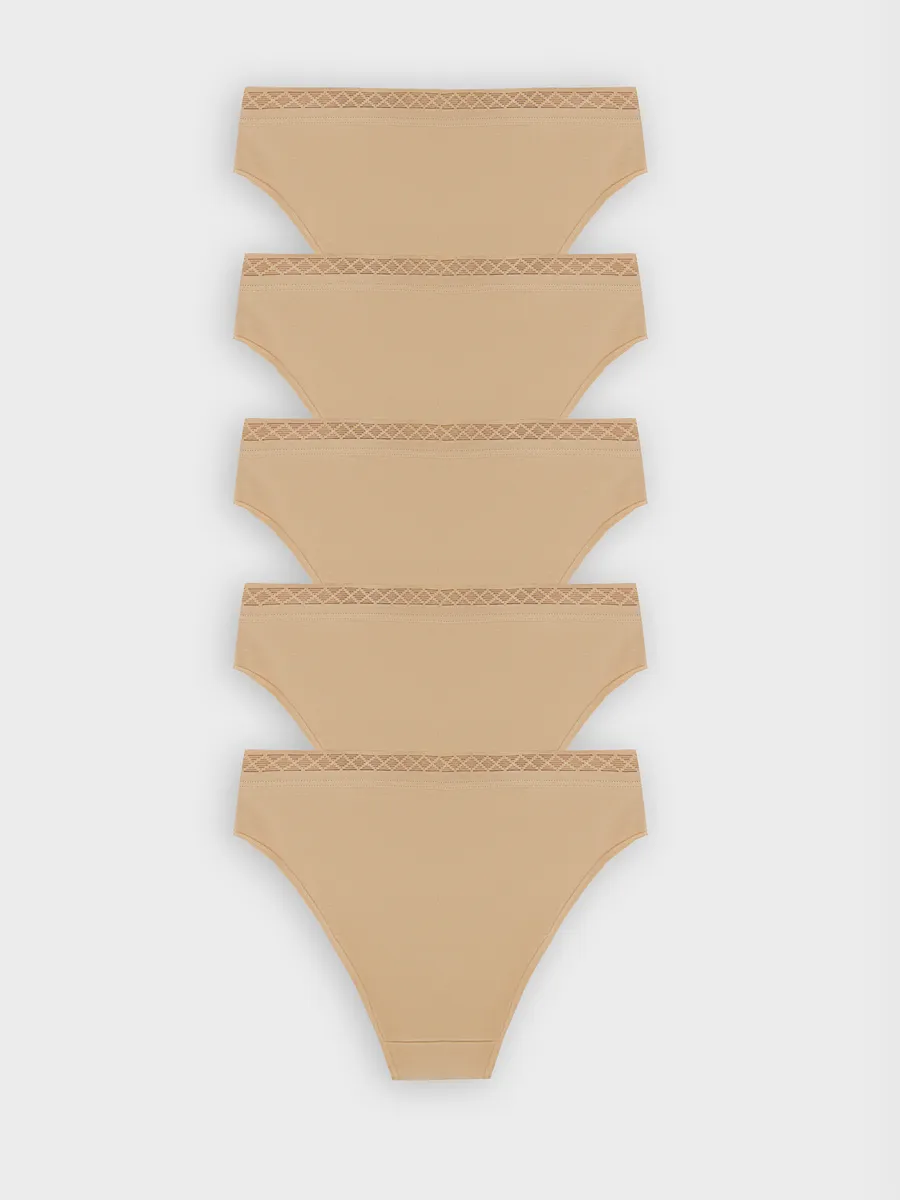 Трусы 5 шт Mark Formelle (Марк Формэль) 412402-5/бежевый 1 - фото 11