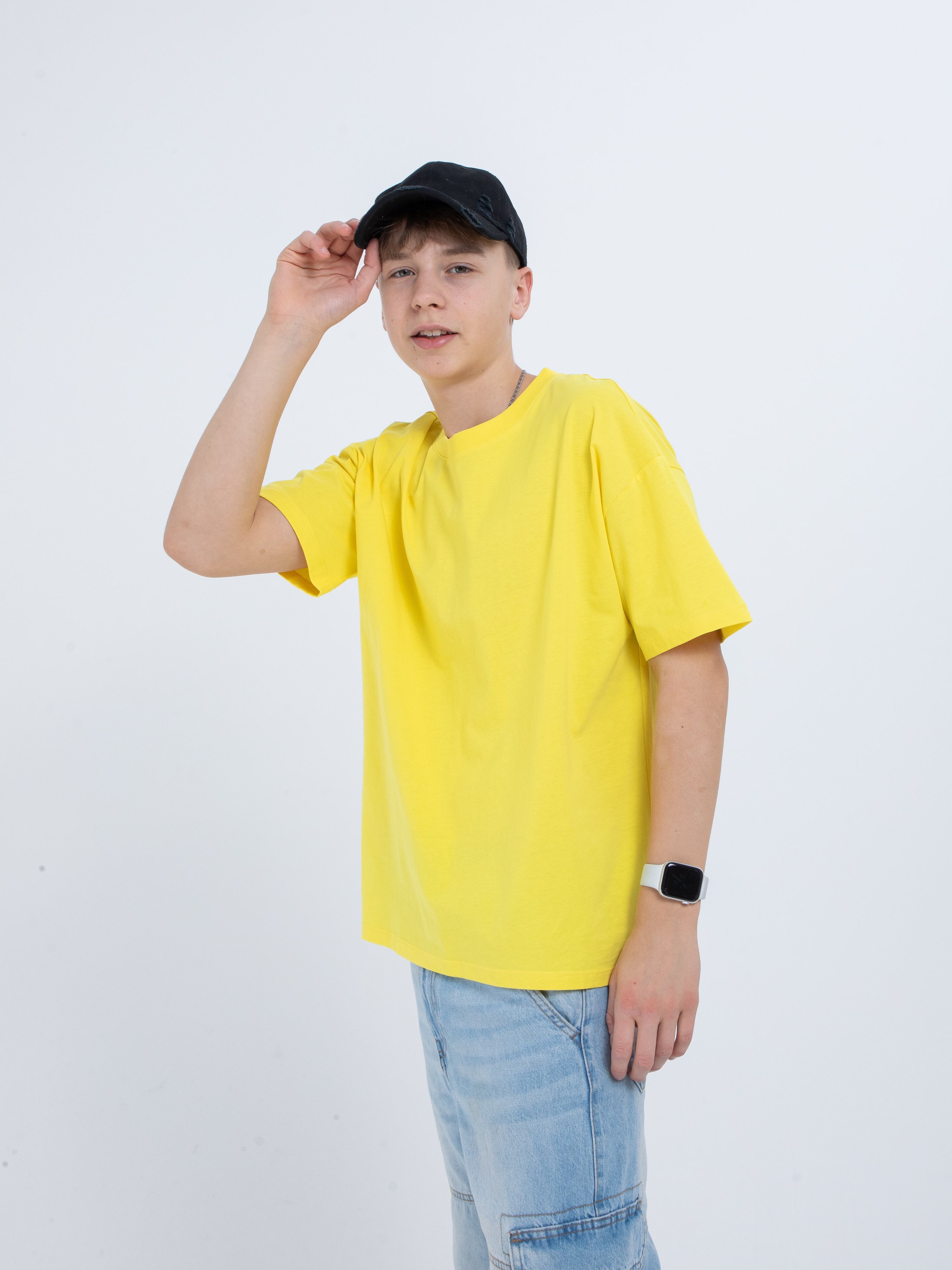 Футболка STELLA MODA 11601._светло-желтый - фото 9