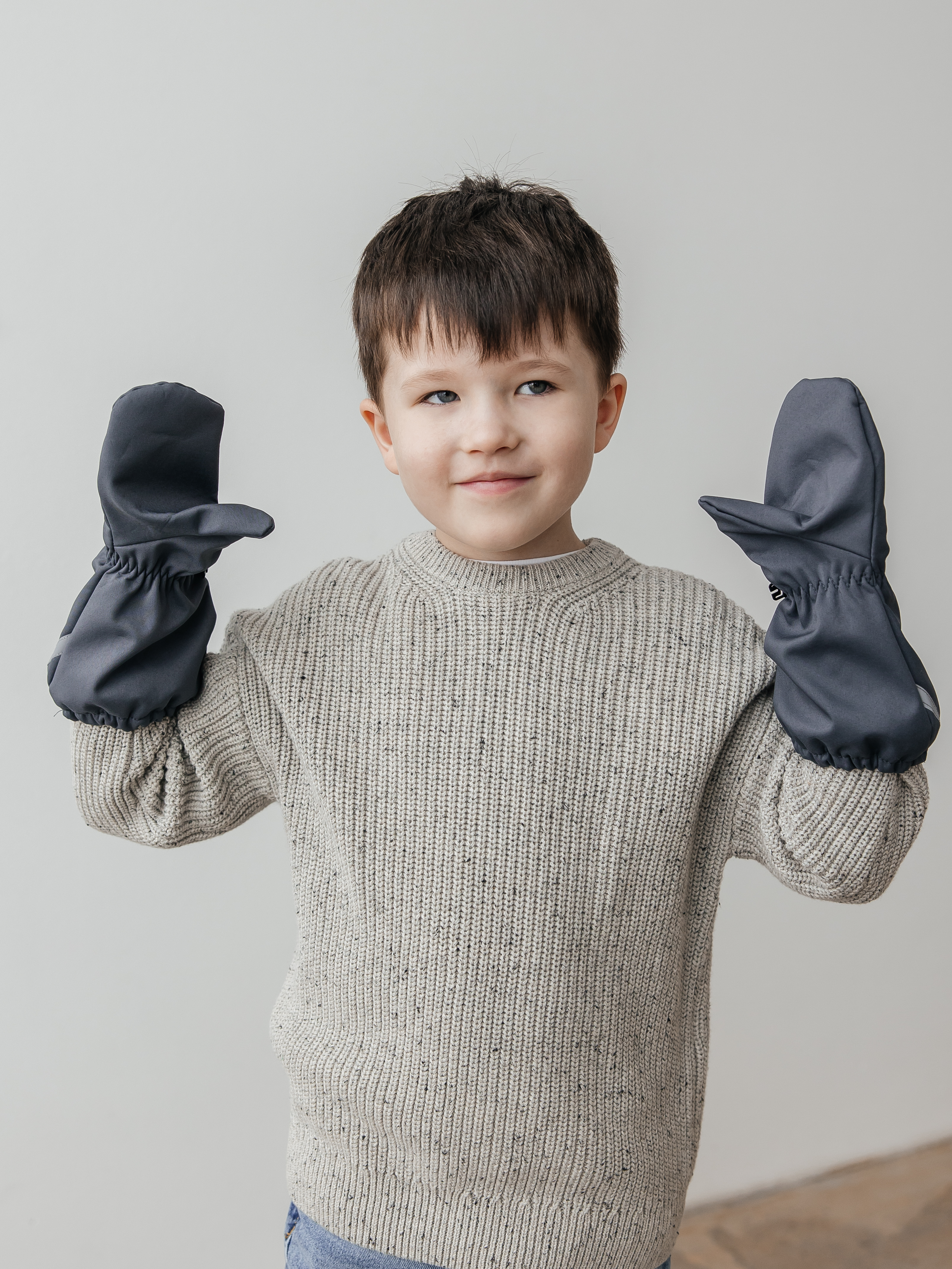 Варежки Чудо-Кроха LM-2304/серый - фото 10