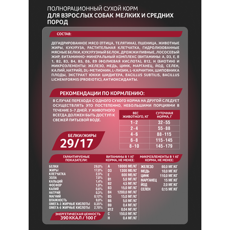 Корм сухой Зоогурман Zoogurman Supreme, Телятина, 10 кг