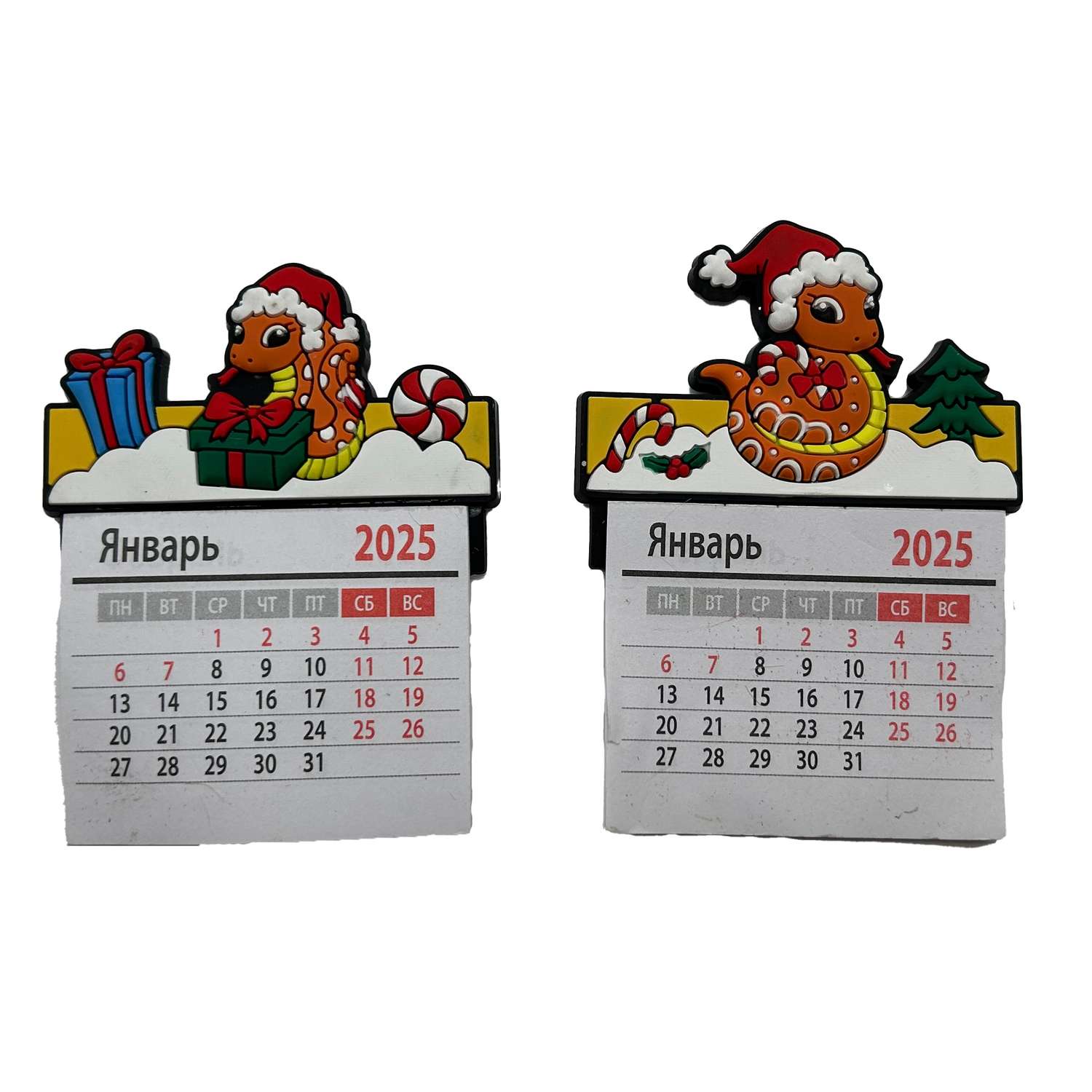 Календарь ё магнитный Змея в ассортименте - фото 1