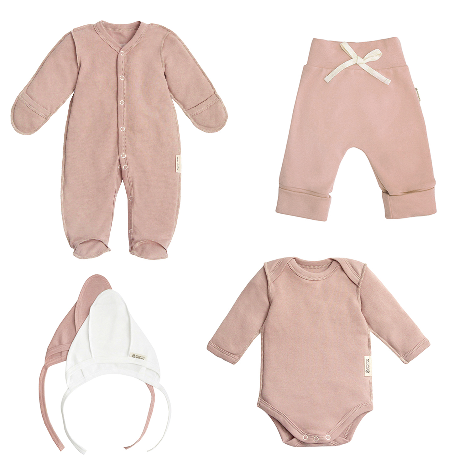 Шапочка 2 шт Amarobaby AB-OD21-NV1602/35 - фото 3