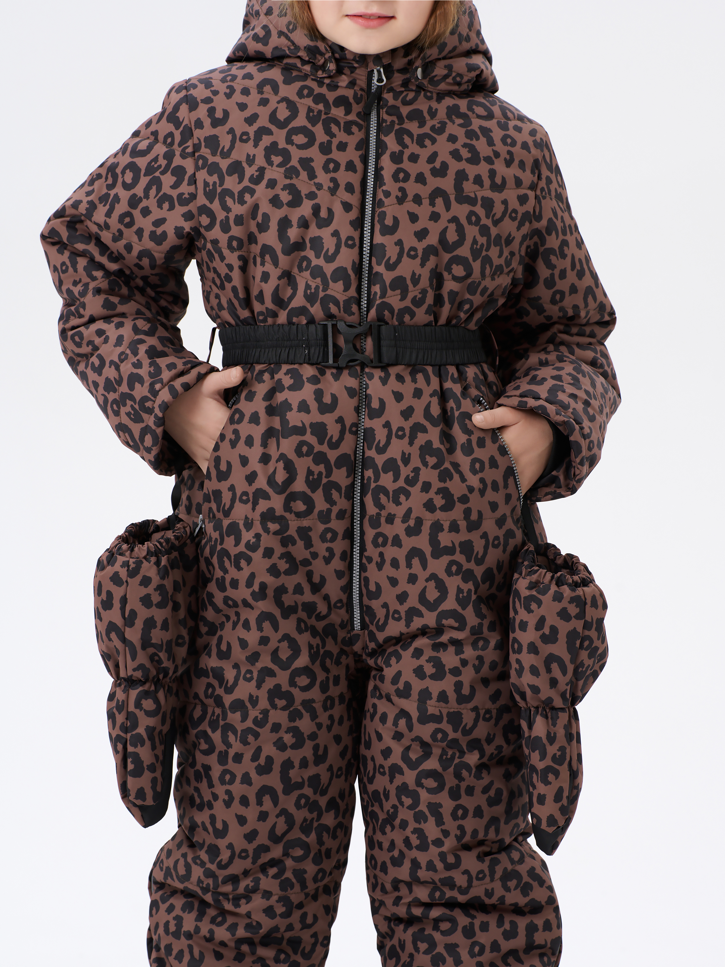 Комбинезон КрутышОк Т-068 коричневый, черный - фото 5