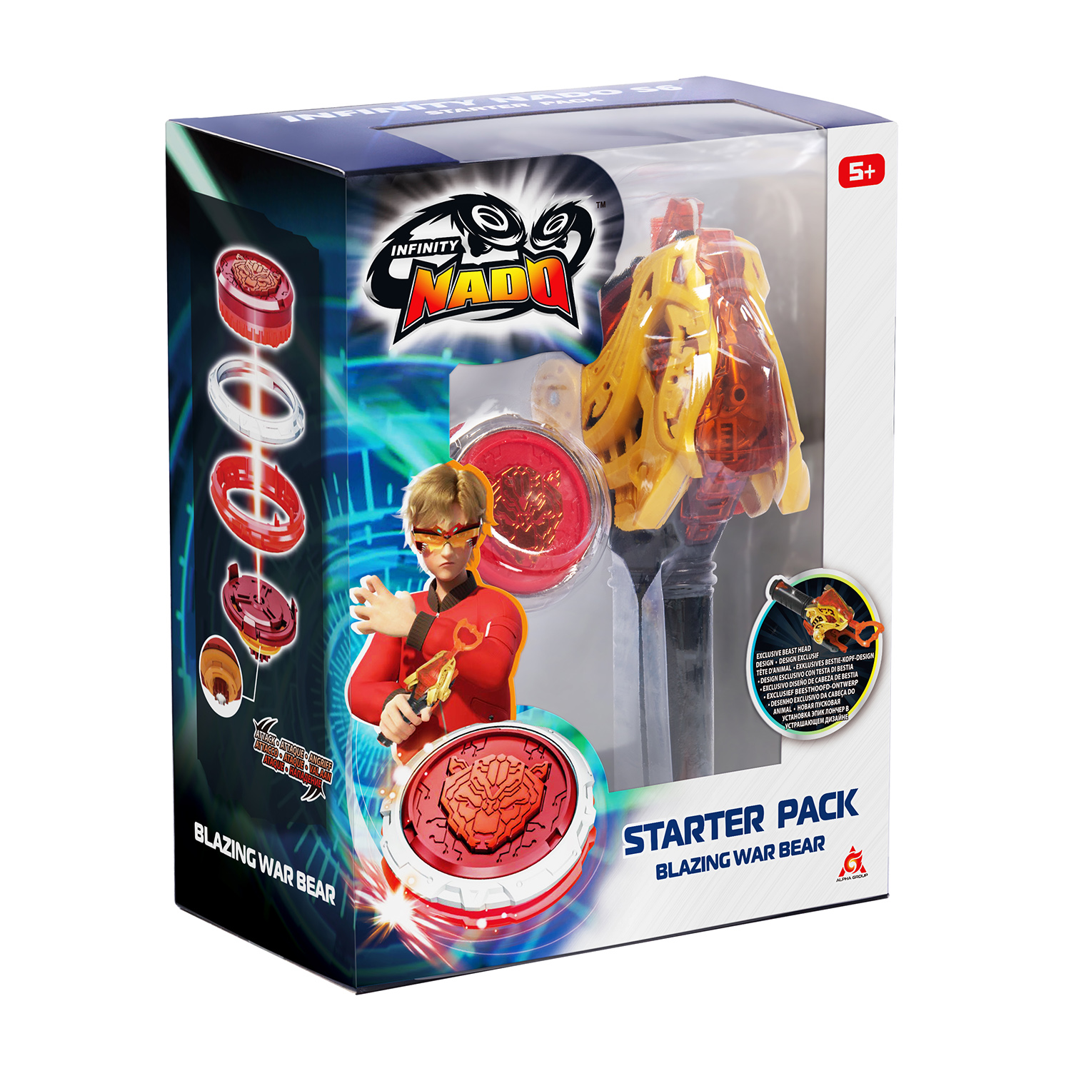 Игровой набор Infinity Nado Волчок Стартер Blazing Bear - фото 10