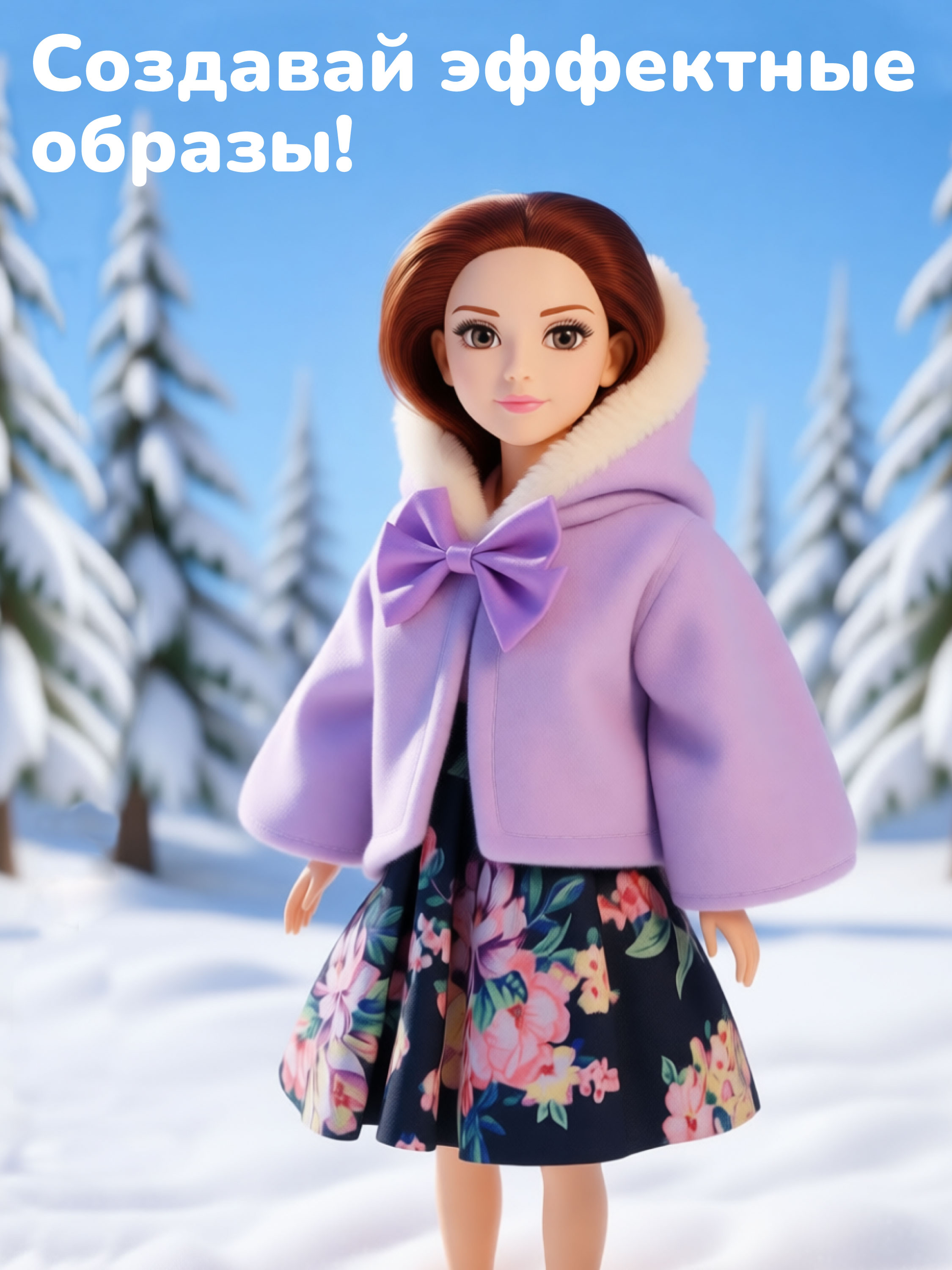 Кукла модельная Defa Lucy высота 29 см 801358 - фото 3