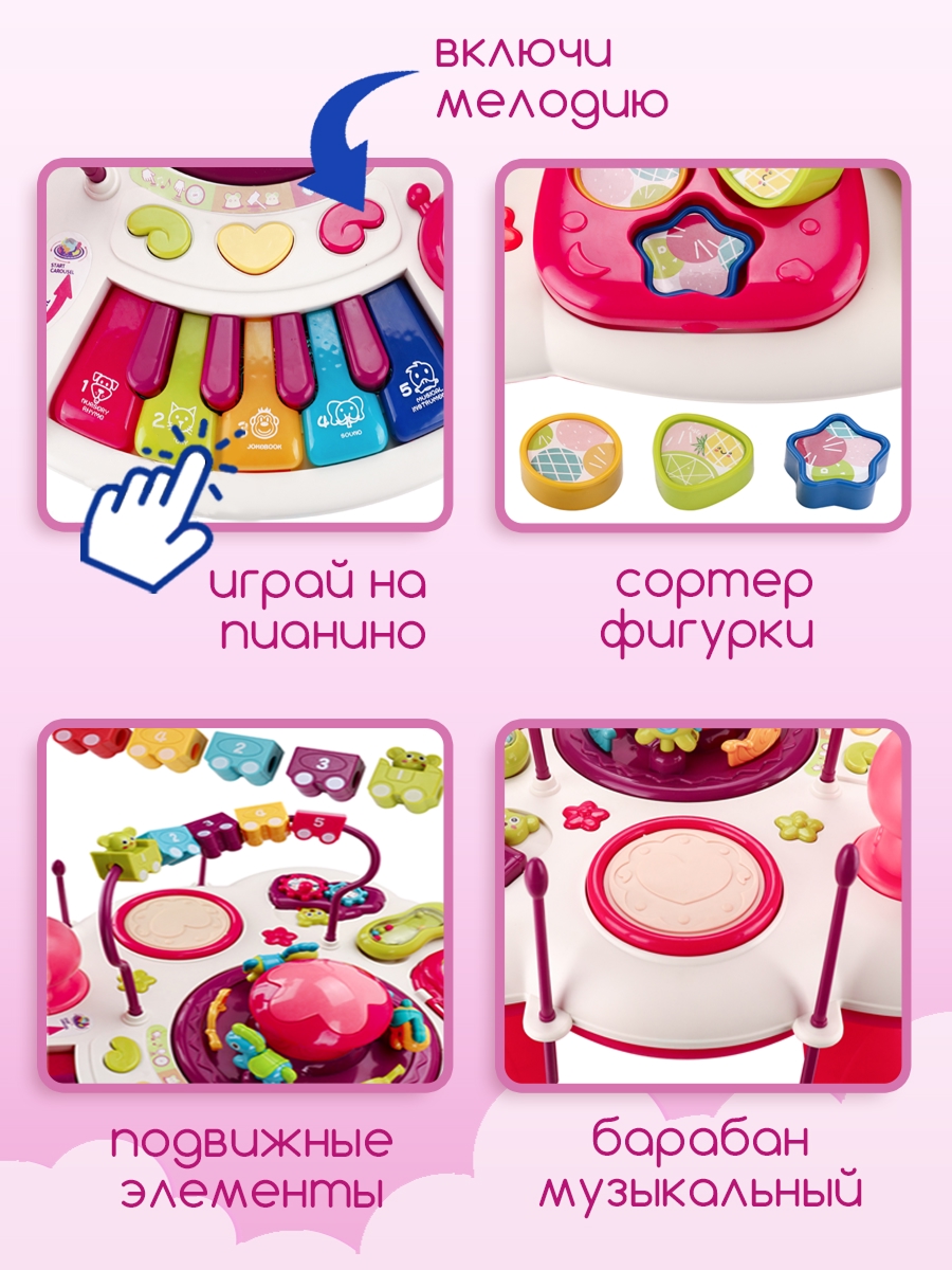 Игрушка Рыжий кот развивающий центр - фото 3