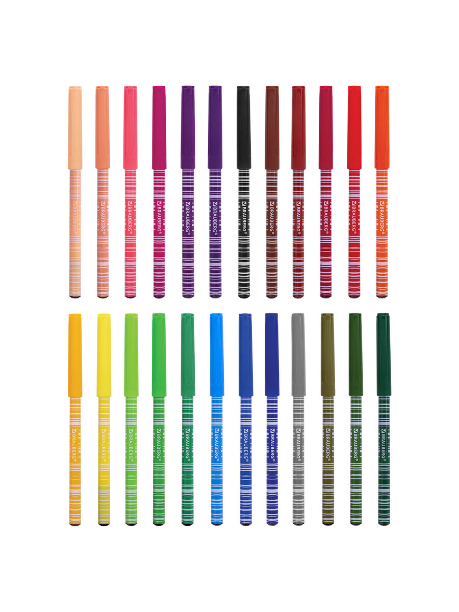 Фломастеры Brauberg 24 шт. - фото 8