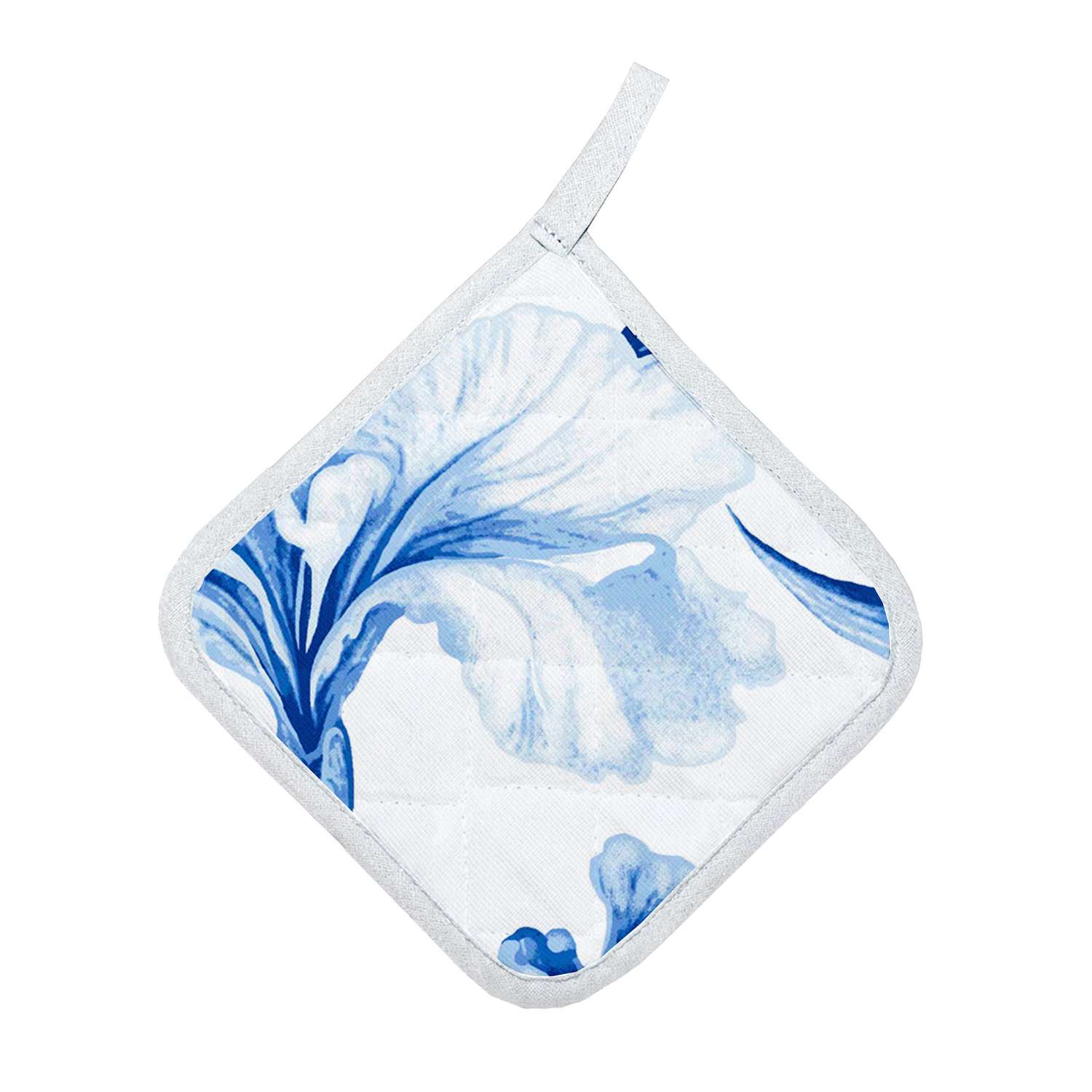 Прихватка стеганая Русский дом Ирисы 18*18см - фото 3