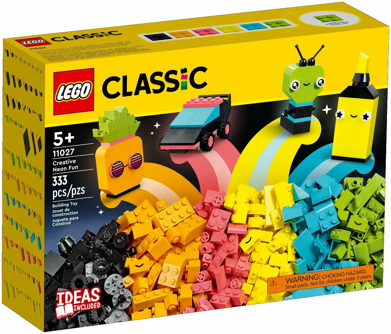 Конструктор LEGO Classic Креативное неоновое веселье 333 дет. - фото 1