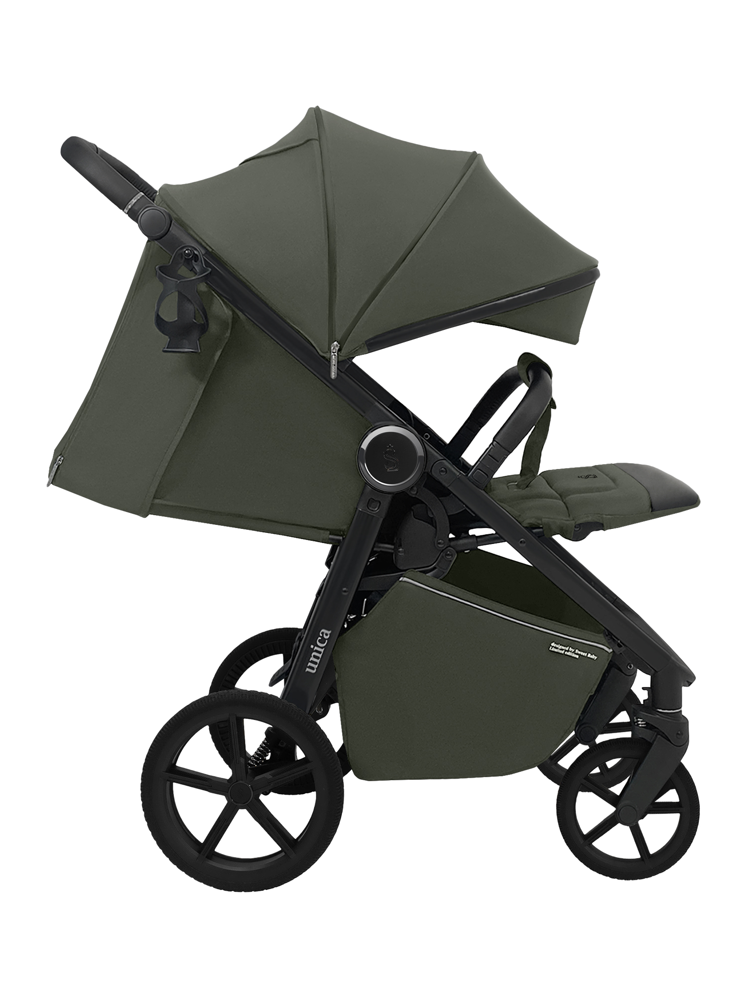 Коляска прогулочная Sweet Baby Unica Green зеленый - фото 18
