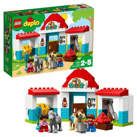 Конструктор LEGO DUPLO Конюшня на ферме блочный