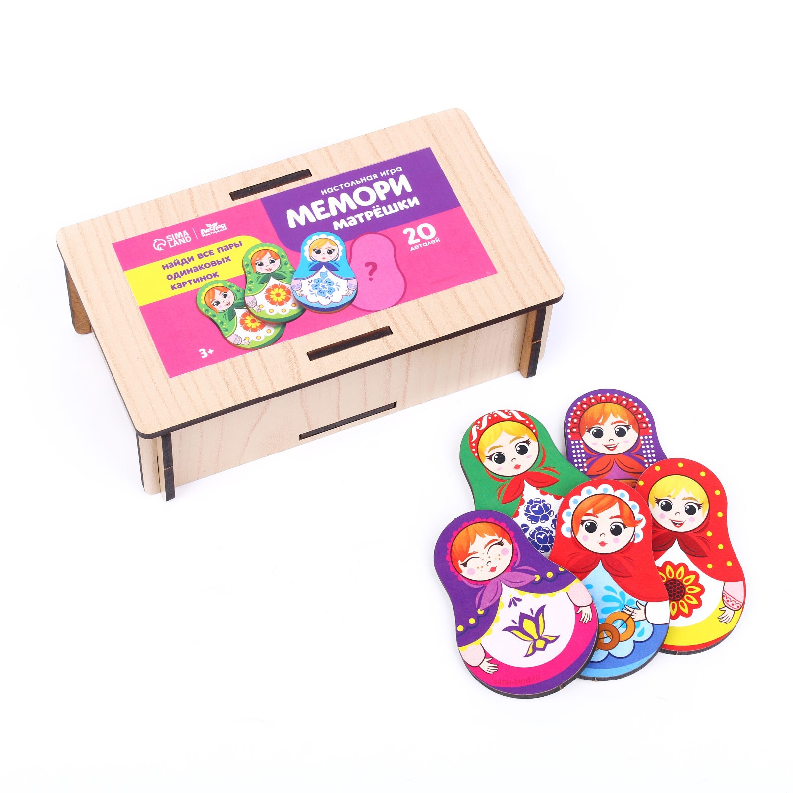 Настольная игра Лесная мастерская Мемори - фото 1