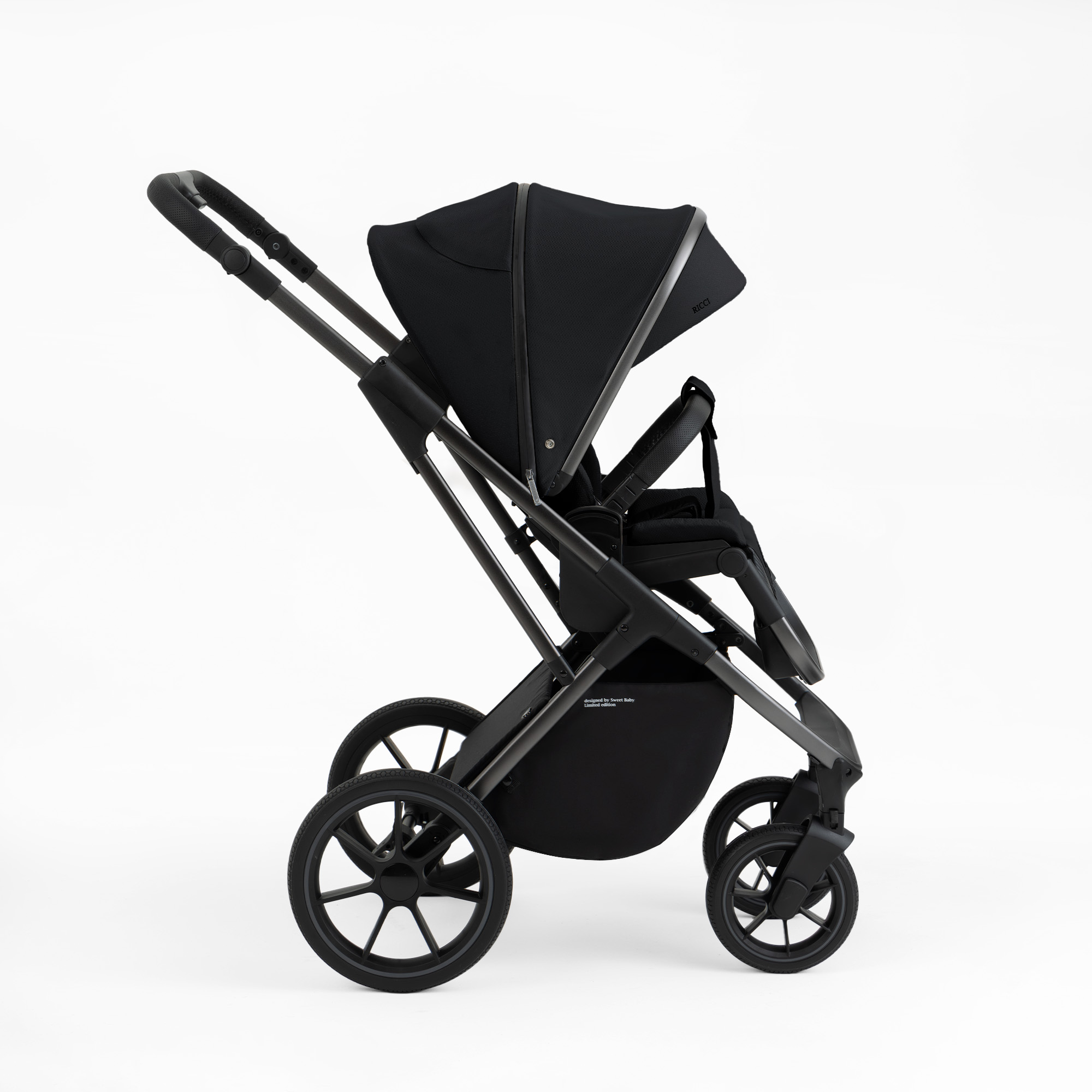 Коляска 2в1 Sweet Baby Ricci Black черный - фото 31