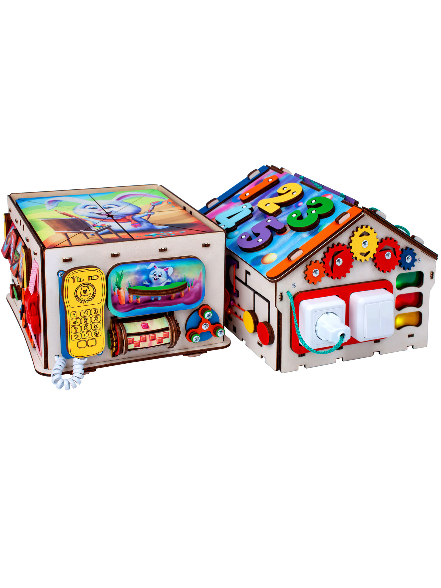 Игрушка Jolly Kids бизиборд Бизидом - фото 5