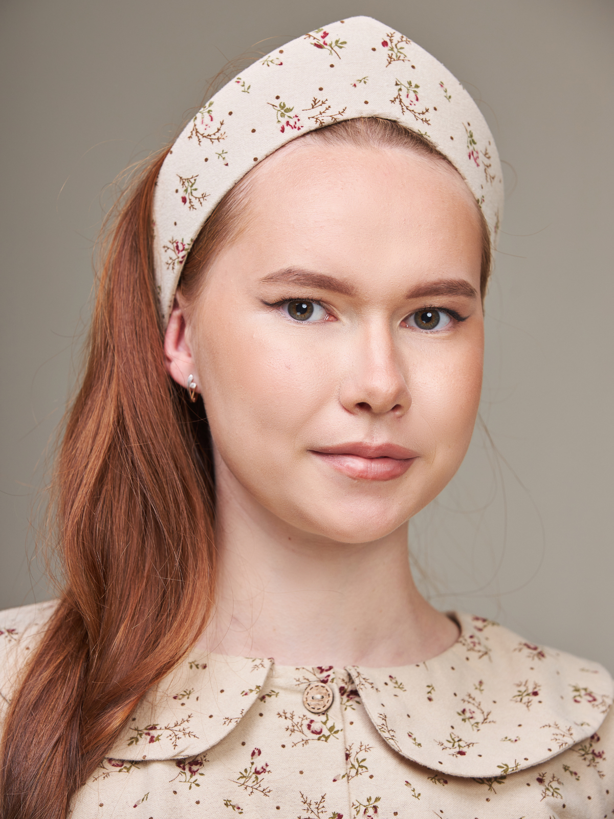 Кокошник MOUN кокошник_фланель_букет/беж - фото 8