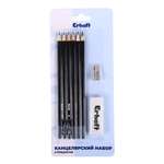 Карандаши чернографитные Erhaft 6 шт.