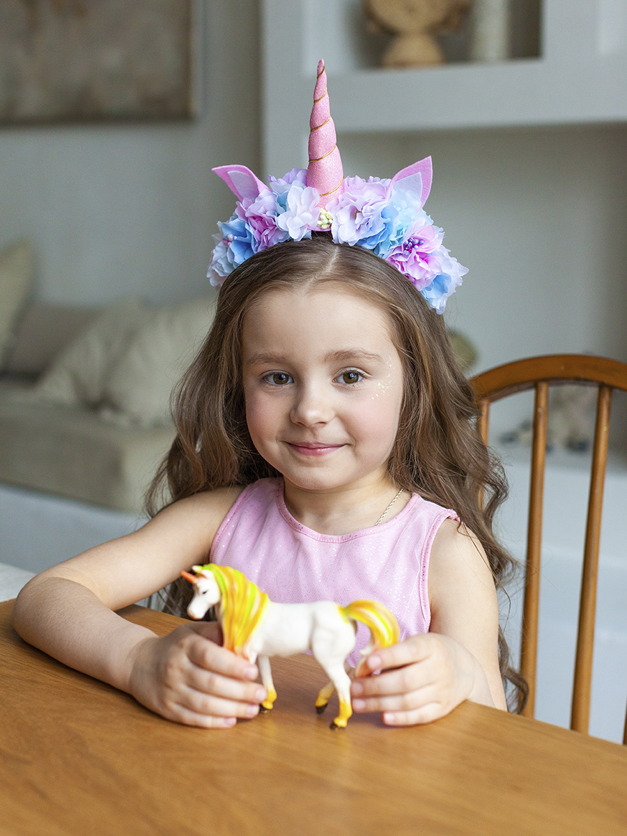 Фигурка Masai Mara Белый единорог с золотой - фото 3