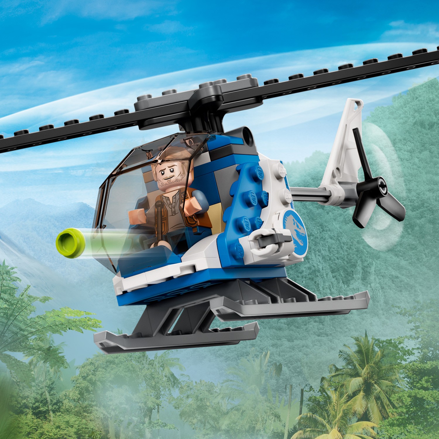 Конструктор LEGO Jurassic World Погоня за Карнотавром блочный - фото 9