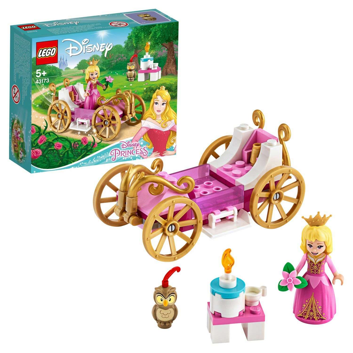 Конструктор LEGO Disney Princess Королевская карета Авроры блочный - фото 1