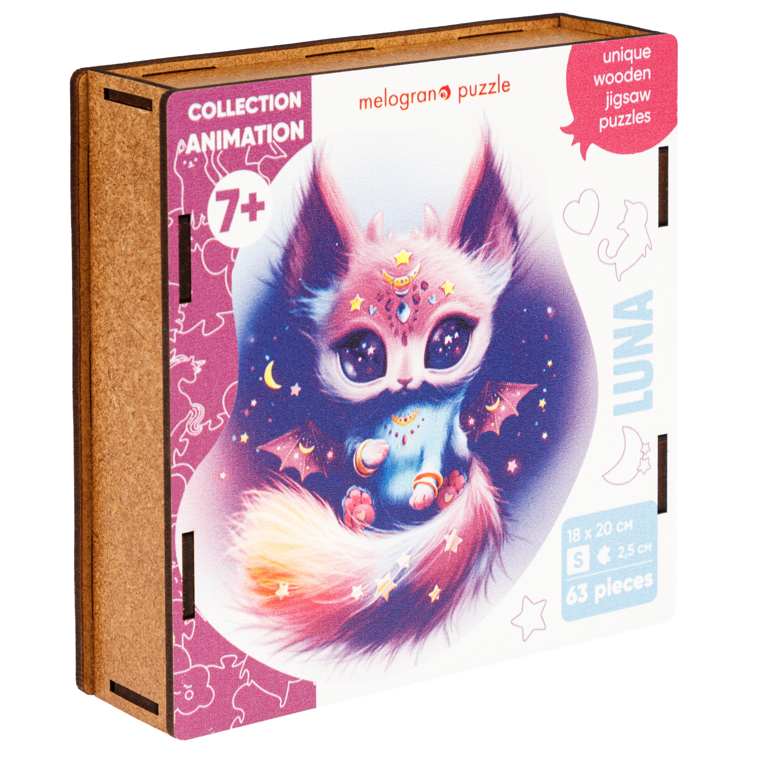 Пазл Melograno puzzle деревянный - фото 6