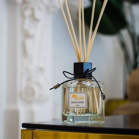 Диффузор Arya Home Collection ароматический для дома с палочками Reed 100 ml Wood Sage