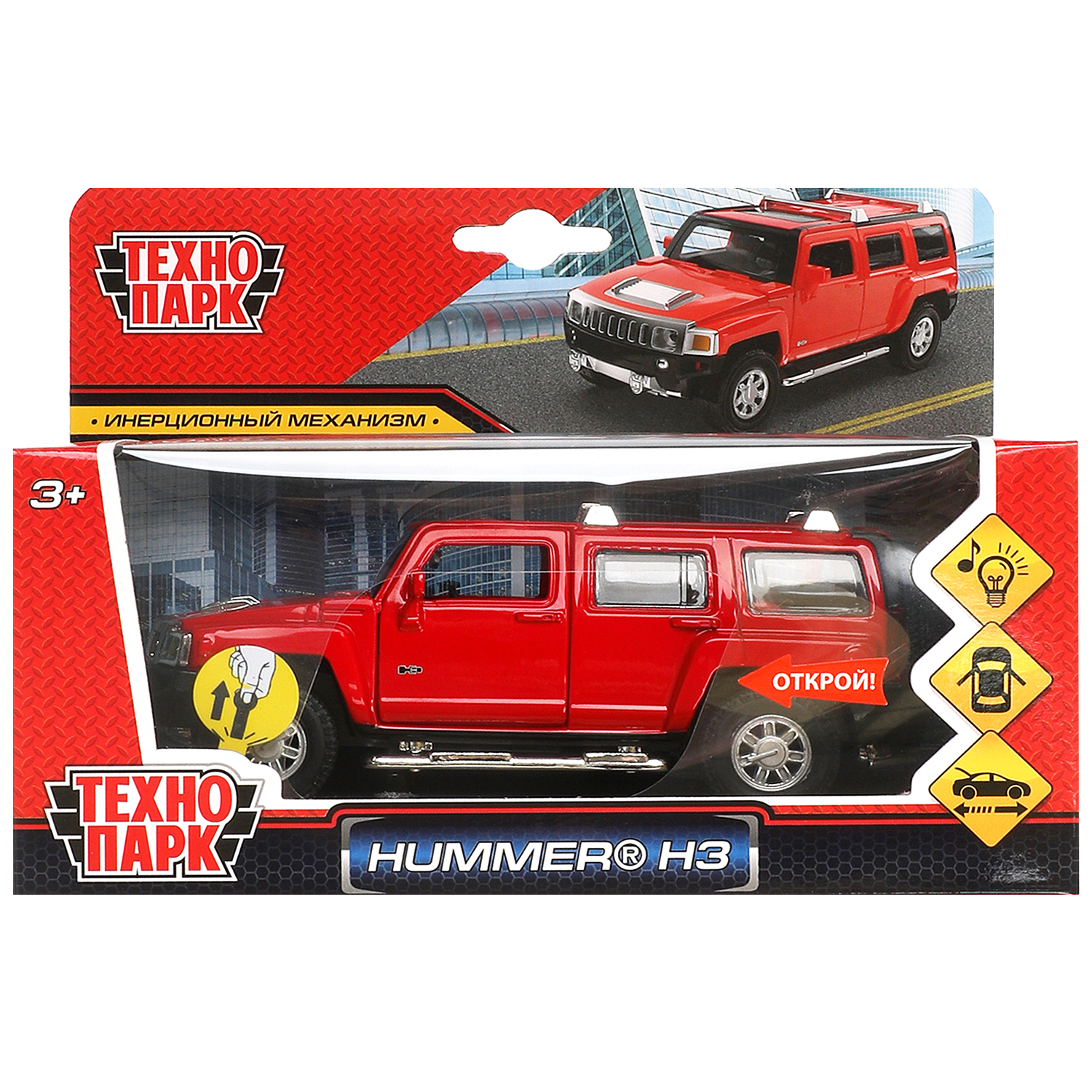 Автомобиль Технопарк Hummer H3 380129 - фото 2