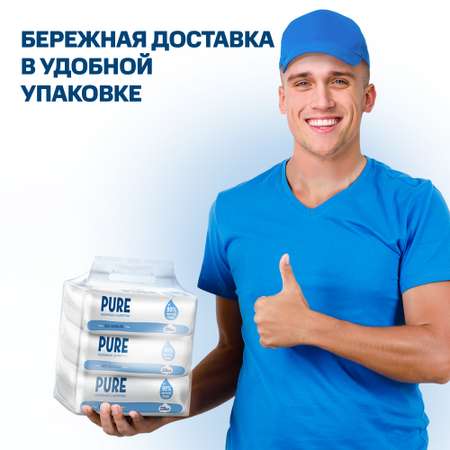 Влажные салфетки Свежая нота 3 упак. 120 шт.